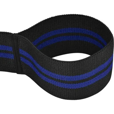 Бінти на коліна RDX Gym Knee Wrap R11 200 см 2 шт Black Blue (WAH-KR11BU) Бінти на коліна RDX Gym Knee Wrap R11 200 см 2 шт Black Blue (WAH-KR11BU)