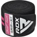 Бинты на колени RDX Gym Knee Wrap R11 200 см 2 шт Black Pink (WAH-KR11BP)