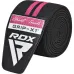 Бинты на колени RDX Gym Knee Wrap R11 200 см 2 шт Black Pink (WAH-KR11BP)