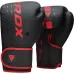 Рукавички боксерські RDX F6 Kara Matte 8 унцій Red (BGR-F6MR-8OZ)