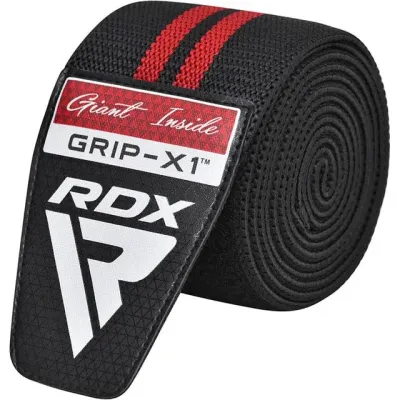 Бинты на колени RDX Gym Knee Wrap R11 200 см 2 шт Black Red (WAH-KR11BR)