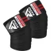 Бинты на колени RDX Gym Knee Wrap R11 200 см 2 шт Black Red (WAH-KR11BR)