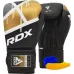 Боксерские перчатки RDX F7 Ego 12 унций Black Golden (BGR-F7BGL-12oz)