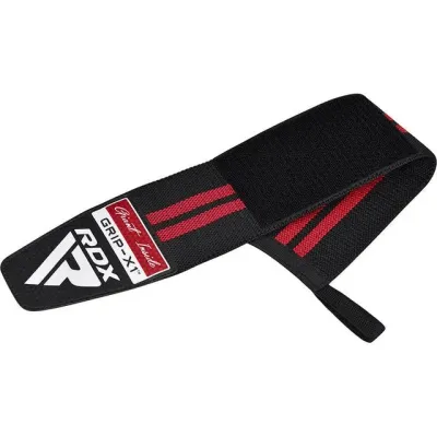 Бинти для зап'ястків RDX Gym Wrist Wrap R11 One Size 2 шт Black Red (WAH-WR11BR) Бинти для зап'ястків RDX Gym Wrist Wrap R11 One Size 2 шт Black Red (WAH-WR11BR)