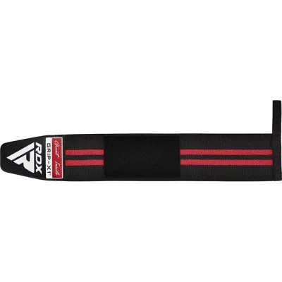 Бинти для зап'ястків RDX Gym Wrist Wrap R11 One Size 2 шт Black Red (WAH-WR11BR) Бинти для зап'ястків RDX Gym Wrist Wrap R11 One Size 2 шт Black Red (WAH-WR11BR)