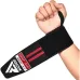 Бинти для зап'ястків RDX Gym Wrist Wrap R11 One Size 2 шт Black Red (WAH-WR11BR)