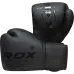 Боксерські рукавички RDX F6 Kara Matte 6 унцій Black (BGR-F6MB-6OZ)