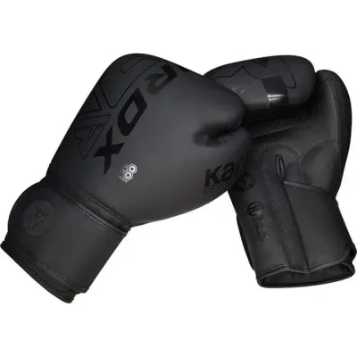 Боксерські рукавички RDX F6 Kara Matte 6 унцій Black (BGR-F6MB-6OZ)