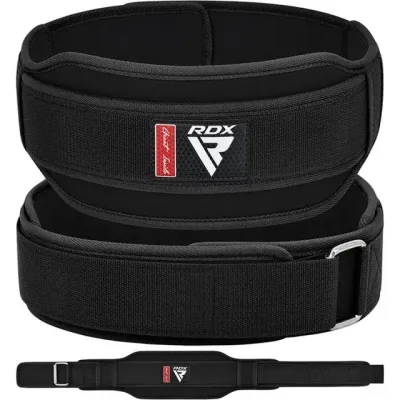 Пояс для важкої атлетики RDX RX5 Double Belt Black L (WBD-RX5B-L)