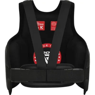Защитный жилет тренера RDX F6M Kara Coach Chest Protector S/M Черный (CGR-F6MB-S/M+)