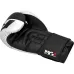 Боксерские перчатки RDX F4 Boxing Sparring Gloves Hook&Loop 14 унций White Black (BGR-F4B-14OZ)