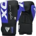 Боксерські рукавички RDX F4 Boxing Sparring Gloves Hook&Loop 16 унцій Blue Black (BGR-F4U-16OZ) Боксерські рукавички RDX F4 Boxing Sparring Gloves Hook&Loop 16 унцій Blue Black (BGR-F4U-16OZ)