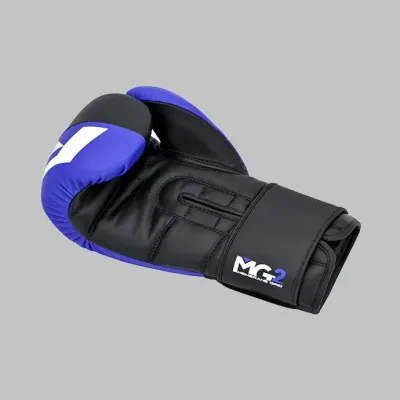 Боксерські рукавички RDX F4 Boxing Sparring Gloves Hook&Loop 16 унцій Blue Black (BGR-F4U-16OZ) Боксерські рукавички RDX F4 Boxing Sparring Gloves Hook&Loop 16 унцій Blue Black (BGR-F4U-16OZ)