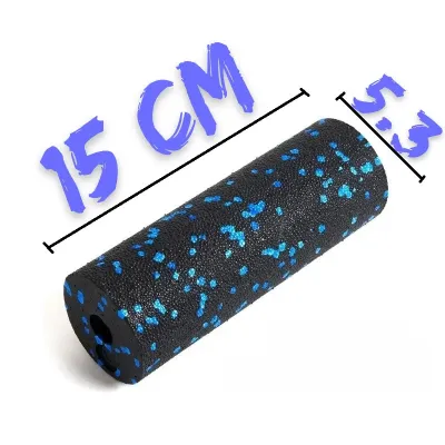 Массажный роллер гладкий PowerPlay PP-4346 Mini EPP Foam Roller 15x5,3 см Черно-синий Массажный роллер гладкий PowerPlay PP-4346 Mini EPP Foam Roller 15x5,3 см Черно-синий