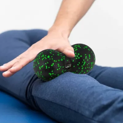Массажный мяч двойной PowerPlay PP-4352 Epp foam peanut ball 8х16 см Черно-зеленый Массажный мяч двойной PowerPlay PP-4352 Epp foam peanut ball 8х16 см Черно-зеленый