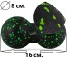 Массажный мяч двойной PowerPlay PP-4352 Epp foam peanut ball 8х16 см Черно-зеленый Массажный мяч двойной PowerPlay PP-4352 Epp foam peanut ball 8х16 см Черно-зеленый