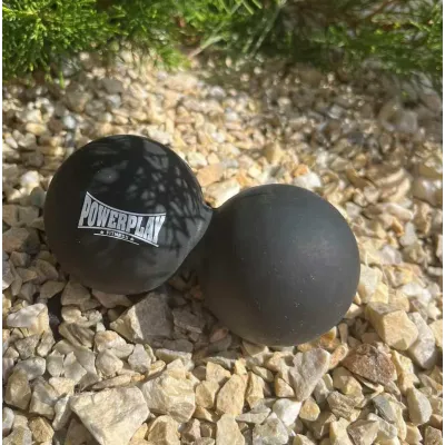 Масажний подвійний м'яч силіконовий PowerPlay PP-4355 Silicone Lacrosse Peanut Ball 6.3х12.6 см Чорний Масажний подвійний м'яч силіконовий PowerPlay PP-4355 Silicone Lacrosse Peanut Ball 6.3х12.6 см Чорний
