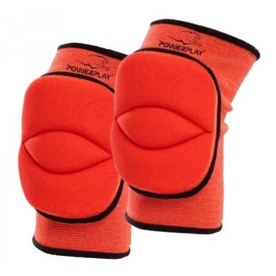 Пара наколінників PowerPlay PP-8000 Elastic Knee Support Червоний M