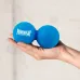 Массажный двойной мяч PowerPlay PP-4355 Silicone Lacrosse Peanut Ball 6.3х12.6 см Синий Массажный двойной мяч PowerPlay PP-4355 Silicone Lacrosse Peanut Ball 6.3х12.6 см Синий