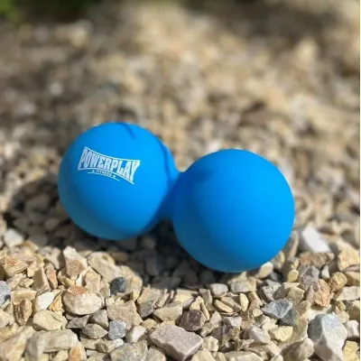Массажный двойной мяч PowerPlay PP-4355 Silicone Lacrosse Peanut Ball 6.3х12.6 см Синий Массажный двойной мяч PowerPlay PP-4355 Silicone Lacrosse Peanut Ball 6.3х12.6 см Синий