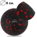 Масажний м'яч PowerPlay PP-4350 Epp Massage Ball 8 см Чорно-червоний