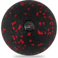 Массажный мяч PowerPlay PP-4350 Epp Massage Ball 8 см Черный-красный