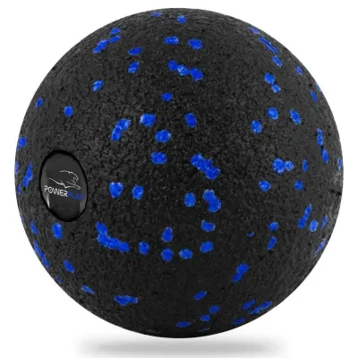 Масажний м'яч PowerPlay PP-4351 Epp Massage Ball 10 см Чорно-синій