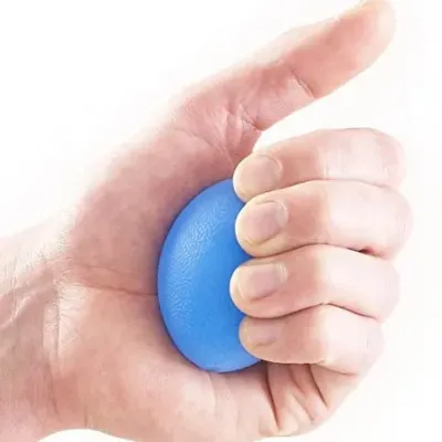 Набір силіконових еспандерів тренажер для кисті PowerPlay PP-4339 Grip Ball Set 3 шт Різнокольоровий
