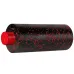 Масажний роллер гладкий PowerPlay PP-4348 2 in 1 EPP Foam Roller 33x14 см Чорно-червоний
