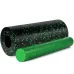 Массажный роллер гладкий PowerPlay PP-4348 2 in 1 EPP Foam Roller 33x14 см Черно-зеленый