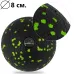 Масажний м'яч PowerPlay PP-4350 Epp Massage Ball 8 см Чорно-зелений Масажний м'яч PowerPlay PP-4350 Epp Massage Ball 8 см Чорно-зелений