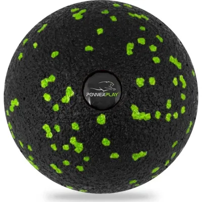 Масажний м'яч PowerPlay PP-4350 Epp Massage Ball 8 см Чорно-зелений Масажний м'яч PowerPlay PP-4350 Epp Massage Ball 8 см Чорно-зелений