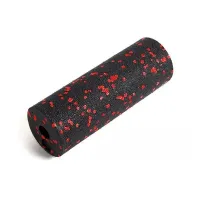 Массажный роллер гладкий PowerPlay PP-4346 Mini EPP Foam Roller 15x5,3 см Черно-красный
