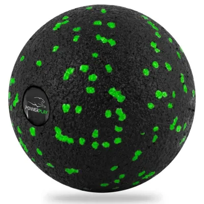 Массажный мяч PowerPlay PP-4351 Epp Massage Ball 10 см Черно-зеленый