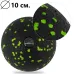 Массажный мяч PowerPlay PP-4351 Epp Massage Ball 10 см Черно-зеленый