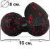 Массажный мяч двойной PowerPlay PP-4352 Epp foam peanut ball 8х16 см Черно-красный