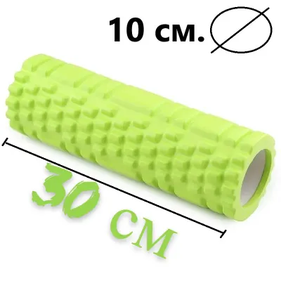 Массажный роллер PowerPlay 4342 Massage Roller 30x10 см Зеленый