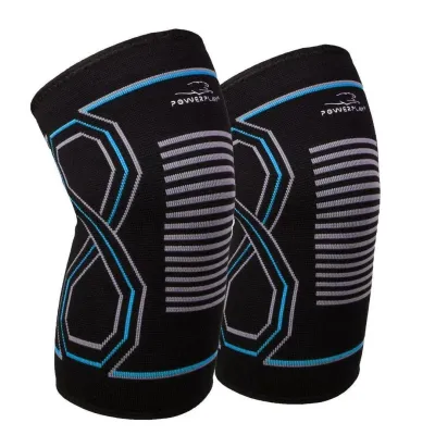Наколенники спортивные PowerPlay PP-4099 Knee Support Черно-синий L-XL