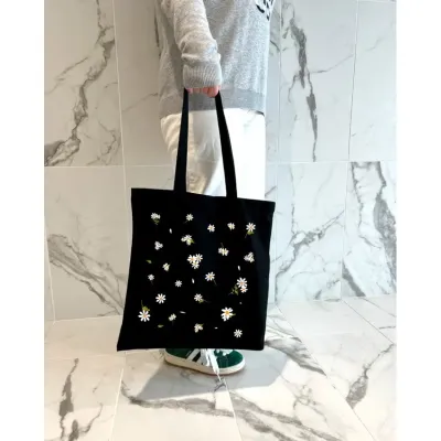 Экошопер BookOpt BK4091 Ромашки 35x41 см Черный