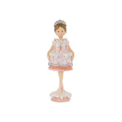 Інтер'єрна фігурка Girl cake 17 см Lefard Різнокольоровий AL230409