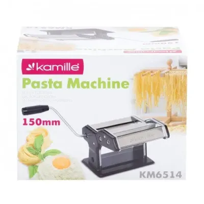 Лапшерізка механічна Kamille КМ 6514 21х15х20 см Чорно-срібляста Лапшерізка механічна Kamille КМ 6514 21х15х20 см Чорно-срібляста