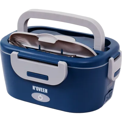 Ланч-бокс Noveen LB745 City 230х160х105 мм Сине-серый Ланч-бокс Noveen LB745 City 230х160х105 мм Сине-серый