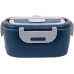 Ланч-бокс Noveen LB745 City 230х160х105 мм Сине-серый Ланч-бокс Noveen LB745 City 230х160х105 мм Сине-серый