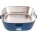 Ланч-бокс Noveen LB745 City 230х160х105 мм Сине-серый Ланч-бокс Noveen LB745 City 230х160х105 мм Сине-серый