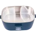 Ланч-бокс Noveen LB745 City 230х160х105 мм Сине-серый Ланч-бокс Noveen LB745 City 230х160х105 мм Сине-серый