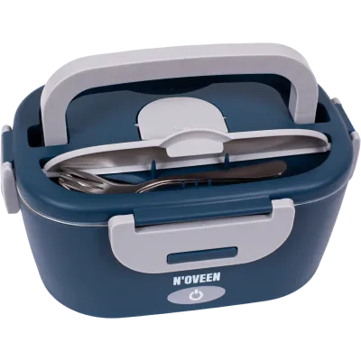 Ланч-бокс Noveen LB745 City 230х160х105 мм Сине-серый Ланч-бокс Noveen LB745 City 230х160х105 мм Сине-серый