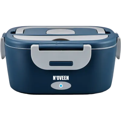 Ланч-бокс Noveen LB745 City 230х160х105 мм Сине-серый