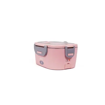 Ланч-бокс Noveen LB755 Glamour 230х160х105 мм Рожево-сірий Ланч-бокс Noveen LB755 Glamour 230х160х105 мм Рожево-сірий