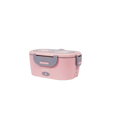 Ланч-бокс Noveen LB755 Glamour 230х160х105 мм Рожево-сірий Ланч-бокс Noveen LB755 Glamour 230х160х105 мм Рожево-сірий