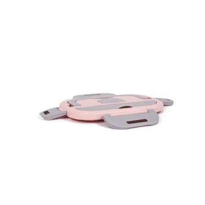 Ланч-бокс Noveen LB755 Glamour 230х160х105 мм Рожево-сірий Ланч-бокс Noveen LB755 Glamour 230х160х105 мм Рожево-сірий